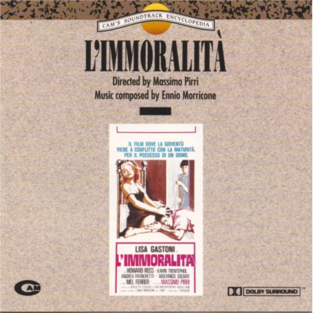 L'immoralita | Ennio MORRICONE | CD