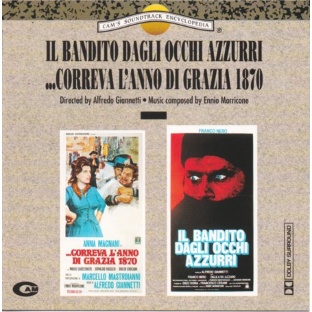 Il Bandito Dagli Occhi Azzurri • Correva L'Anno Di Grazia 1870 | Ennio MORRICONE | CD