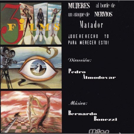 Musique des films de Pedro Almodovar | Bernardo BONEZZI | CD