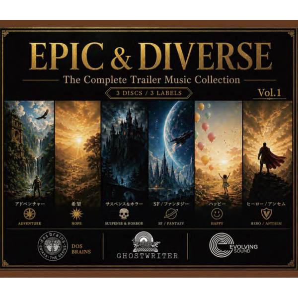 Epic & Diverse –The Complete Trailer Music Collection Vol.1 | CD