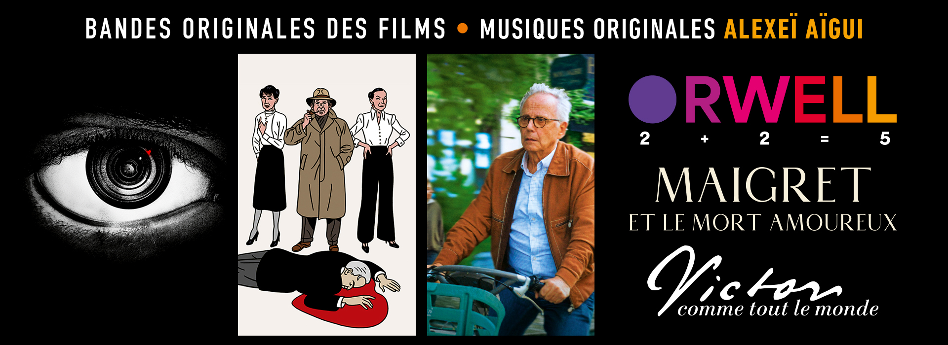 CD Orwell / Maigret / Victor comme tout le monde - Alexei Aigui